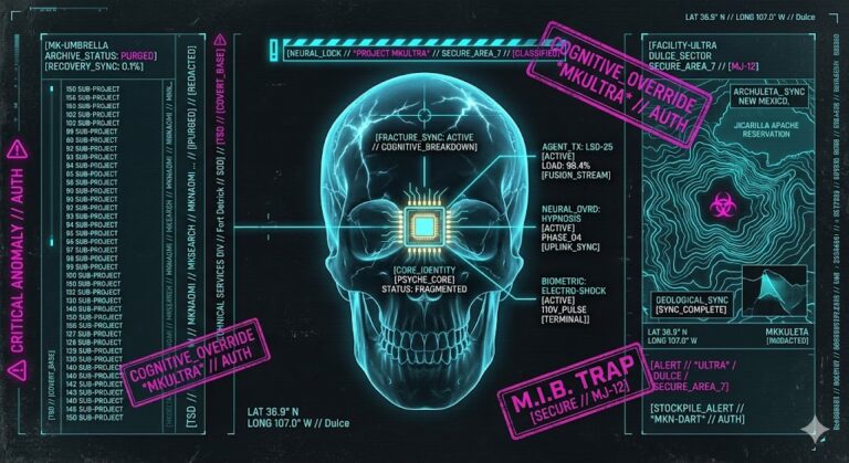 A visualization of the multi-modal behavior modification techniques and the geographical links to the "Ultra" facility.
