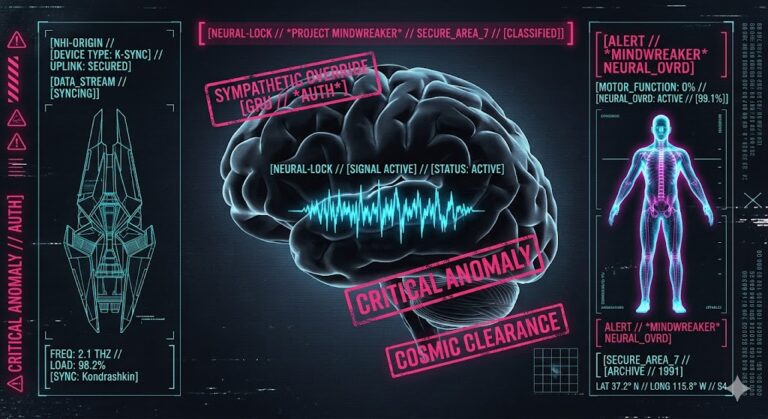 A visualization of the artificial paralysis and neural suppression protocols developed under Project Mindwreaker.