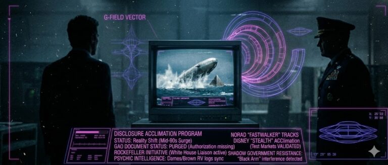 Tactical visualization of the 1990s disclosure timeline and the media acclimation program.