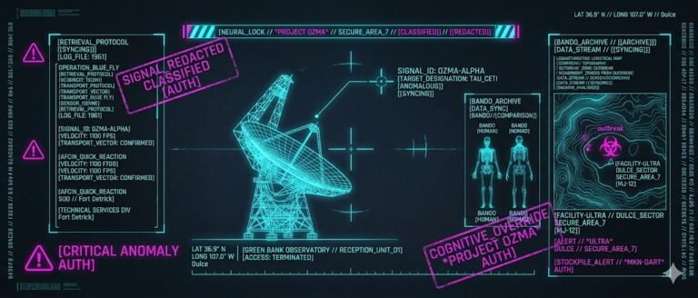 A visualization of the anomalous radio frequency detected during Project Ozma's 1960 mission to Tau Ceti.