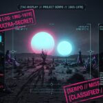 A tactical visualization of the environment and mission status on the planet Serpo.