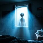 Cinematic visualization of the onset of an alien abduction experience.