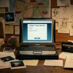 Digital and physical archive of user-submitted alien abduction reports and witness sketches.